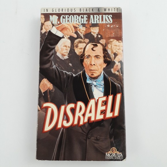 Disraeli VHS Mr. George Arliss 1993 MGM B & W Movie Video Not  